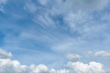 Obraz na płótnie Canvas cloudy and blue sky