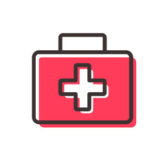 Obraz premium first aid kit icon