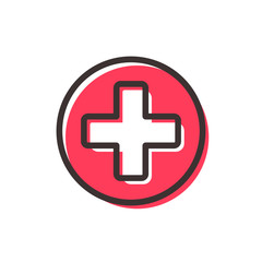 Obraz premium hospital icon