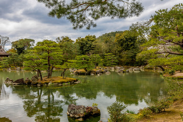 small island on the lake