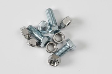 Machine bolts and nuts