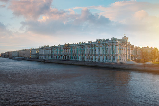 winter palace in the city of St. Petersburg.