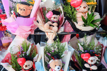 Graduation flowers and bears © NajmiArif