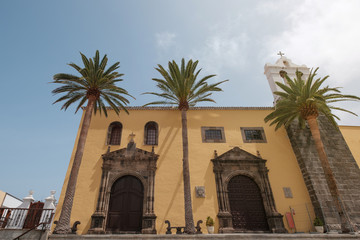 Beautiful old church (iglesia de nuestra senora de Los Angeles) in Garachico