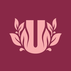 Sign of the letter U