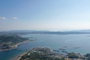 Obraz premium A beautiful sea of ​​Amakusa