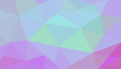 Abstract Triangle Geometrical Multicolored Background, Vector Illustration