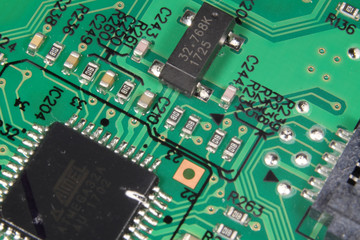 Electronic control box component in macro mode