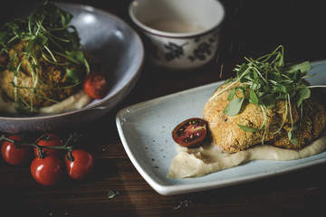 Arancini italienische Reiskugeln fritiert Food Porn Essen 