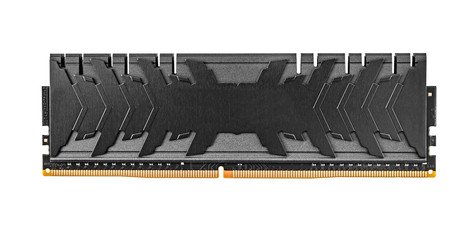 Ram DDR4 memory modules isolated on a white background.