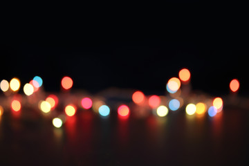 Light of bokeh background.