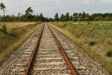Obraz premium Bahnschienen