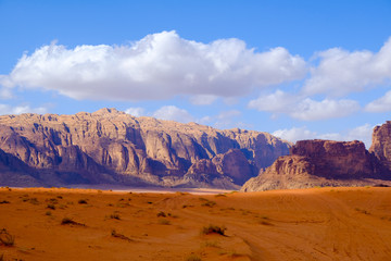Fototapeta na wymiar Wadi Rum, Jordan
