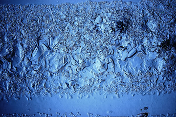 texture ice blue background / abstract blurred background winter ice, ice-covered glass