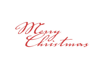 merry christmas text holiday gift card celebration greeting creative postcard congratulation for christmas day before happy new year background abstract on white.