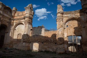 derelict church Aragon