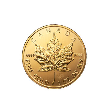 Goldm&uuml;nze 1Unze Maple Leaf Kanada 2013