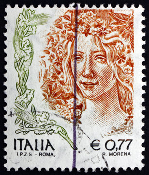 Postage stamp Italy 2003 Primavera, by Botticelli
