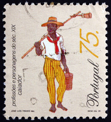 Postage stamp Portugal 1995 Whitewasher © laufer