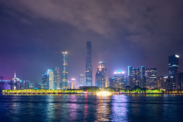 Obraz na płótnie Canvas Guangzhou skyline. Guangzhou, China