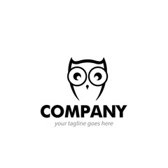 simple owl logo