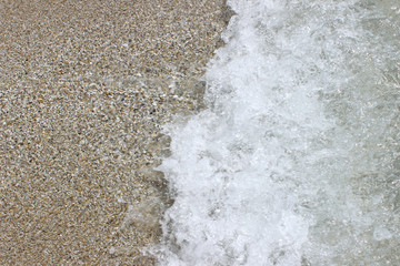 Sea water beach swash wave