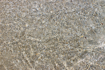 Sea water transparent movement