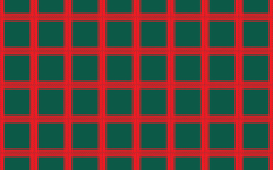 猫の足跡チェック柄２