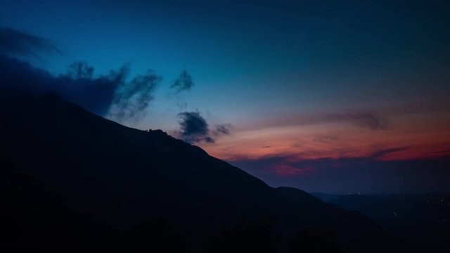 sunset dusk beautiful landscape nature mountains picos de europa
