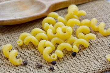 pasta and ingredients