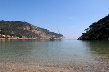 Obraz premium Cala Aiguablava en Begur, costa Brava