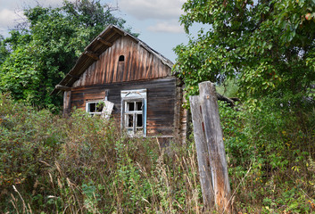 Very old house in the grass