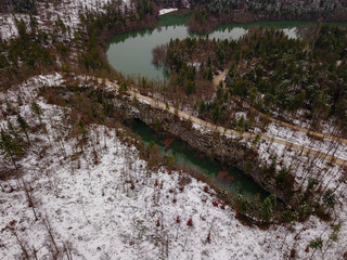 Rakov Skocjan (Rakov &Scaron;kocjan) is a karst valley and the oldest landscape park in Slovenia. Big Natural Bridge (Veliki Naravni Most) is most important geologic phenomena of the park. 