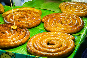 Sai Aua is a type of Northern Thai spicy sausage.