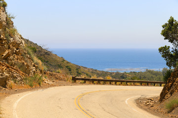Curvy Mulholland Highway