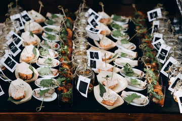 wedding food bar