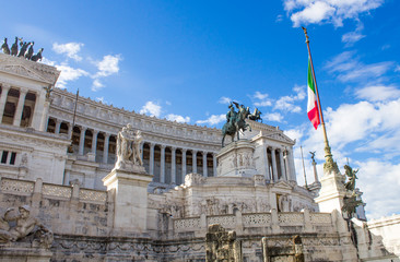 Monument to Victor Emmanuel II (Vittoriano) in Rome