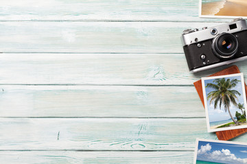Travel vacation table concept