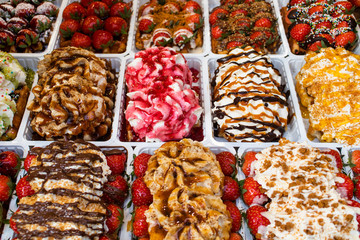 variations of Belgian waffles