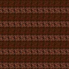 Brown wavy line background. Fashion graphic background design. Modern stylish abstract texture. Colorful template for prints, textiles, wrapping, wallpaper, website etc. Vector illustration.