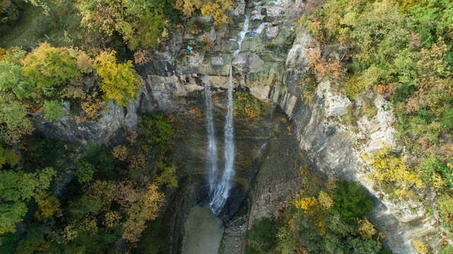 Benkovski Waterfall (Benkovski slap kod Pićana, Istra) is a favourite tourist destination in Istria. The waterfall is around 18-meters high.