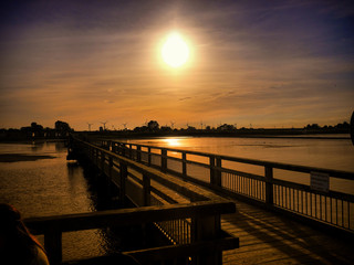 Sonnenuntergang Nordseeküste