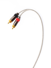 Mono Plug Audio Connector isolated on white background