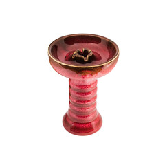Faneuil hookah bowl from clay isolated on white background