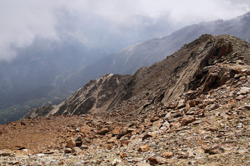 Gletscher und Berge rund um das Ötztal der Tiroler Alpen