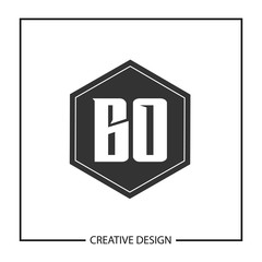 Initial Letter BO Logo Template Design Vector Illustration