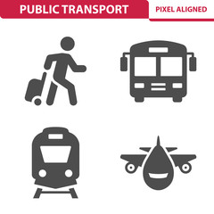 Public Transport Icons