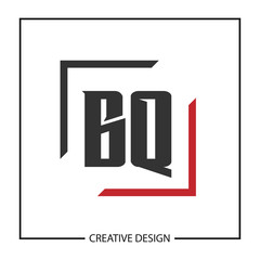 Initial Letter BQ Logo Template Design Vector Illustration