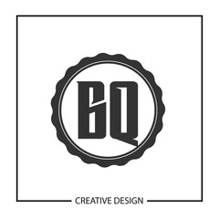 Initial Letter BQ Logo Template Design Vector Illustration