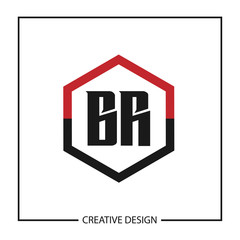 Initial Letter BR Logo Template Design Vector Illustration